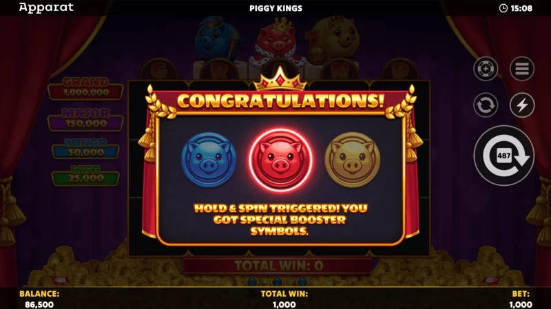 Piggy Kings – Free Spins med Crown Scatter